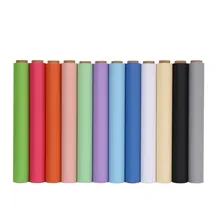 Decorative Wallpaper Solid Color PVC Peel Paste Contact Paper Multicolor Living Room Bedroom Hotel Renovation Film DIY Roll Pape