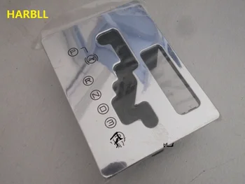 

HARBLL Gear Shift Knob Panel Automatic Transmission Chrome Table Cover Interior Trim Panel For peugeot 206cc