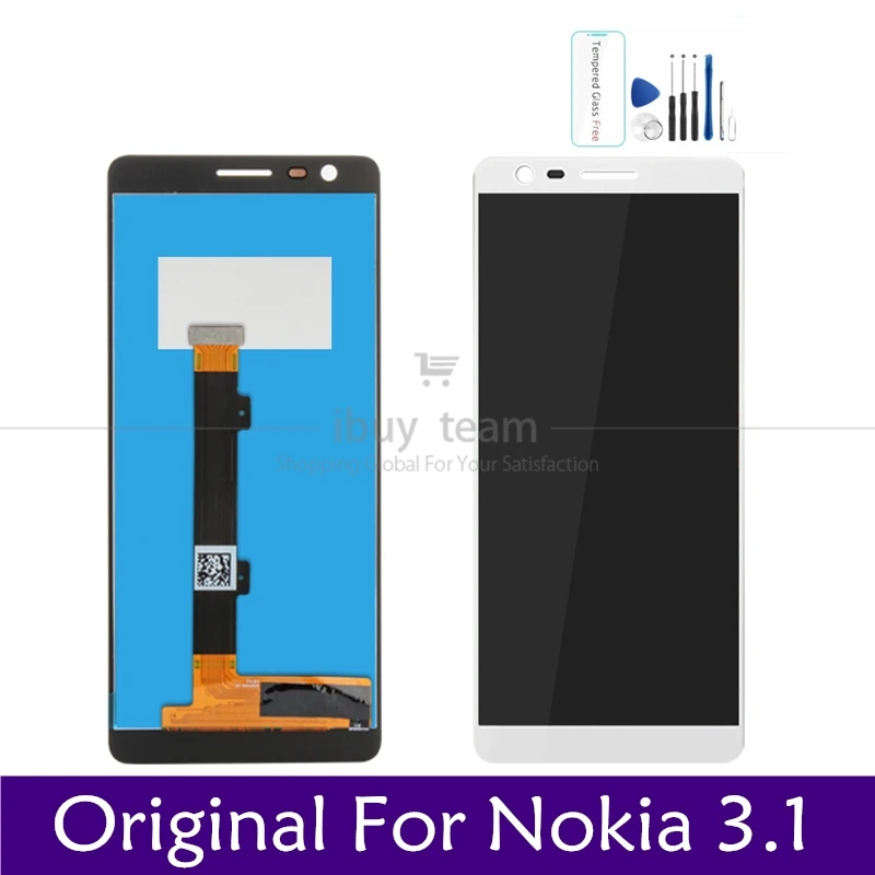 Экран для Nokia 3,1 ЖК-дисплей Сенсорная панель экрана для Nokia 3,1 ЖК-дигитайзер сборка запасные части для ремонта