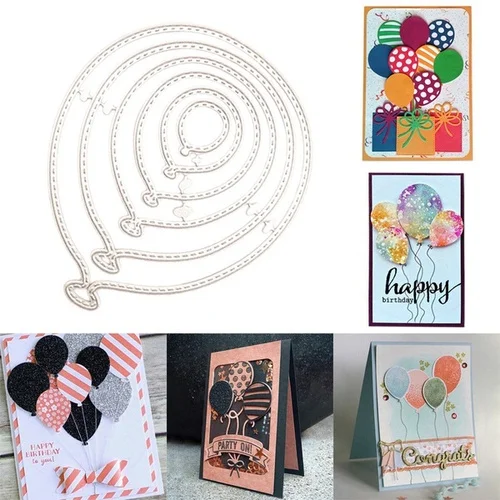 Craft Knife Mold Dies-Stencil-Template Die-Cut Balloons Scrapbooking Embossing Art-Decoation