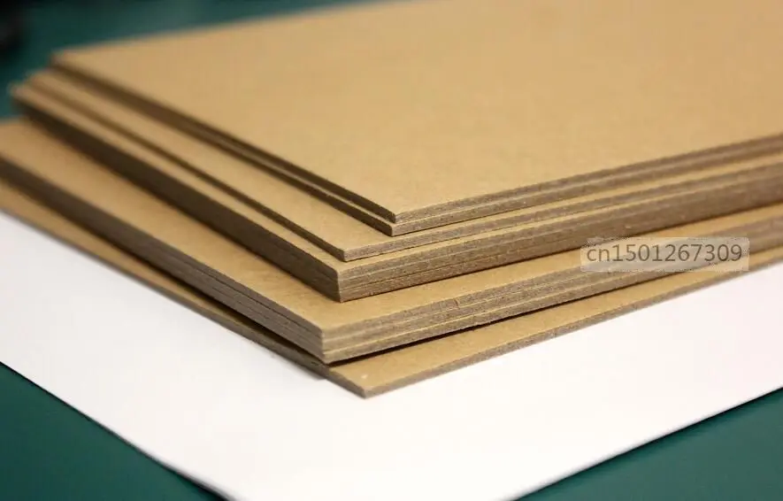 2mm Thickness Size A5 Plain Kraft Chipboard Sheet Heavy Duty