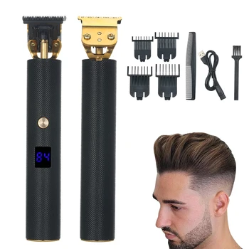 

Electric Hair Clipper Retro Head Hair Razor Rechargeable Shaving Hair Trimmers Hair Clippers Haircutting Trimming USB Charging