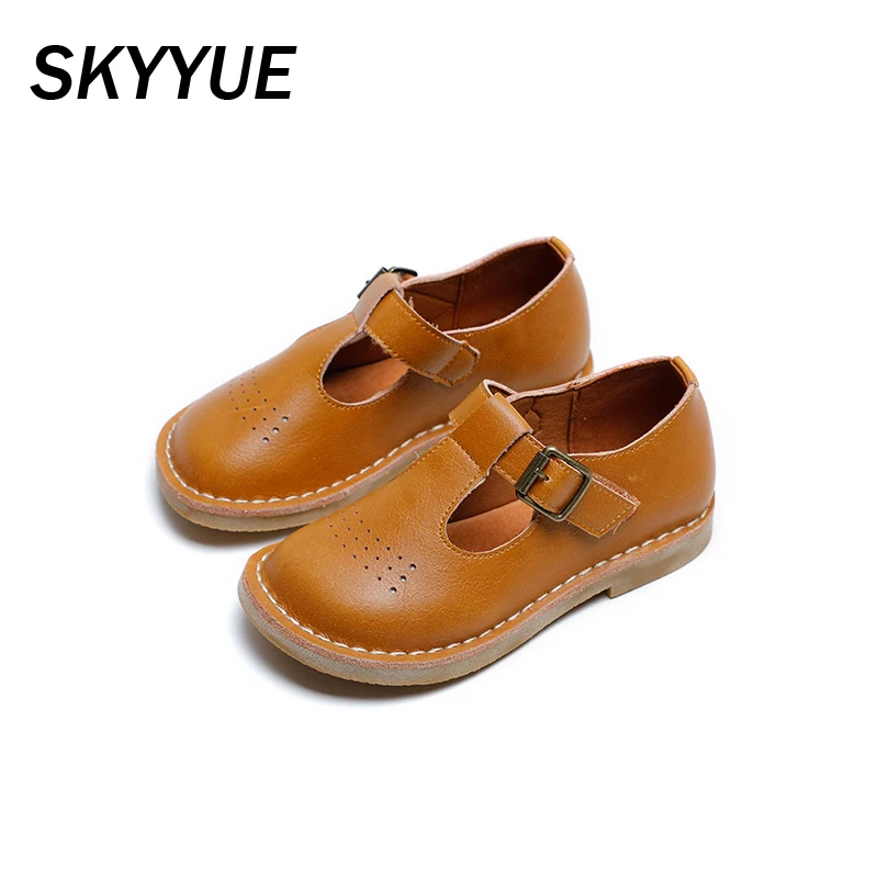 Весенние детские туфли принцессы Детские модельные Мягкие брендовые на плоской