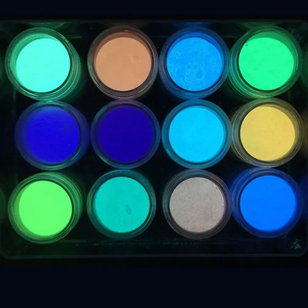 

Painted Nails Multicolor Luminous Powder Luminous Luminous Powder Phosphor Powder Wall Diy Halloween Diy