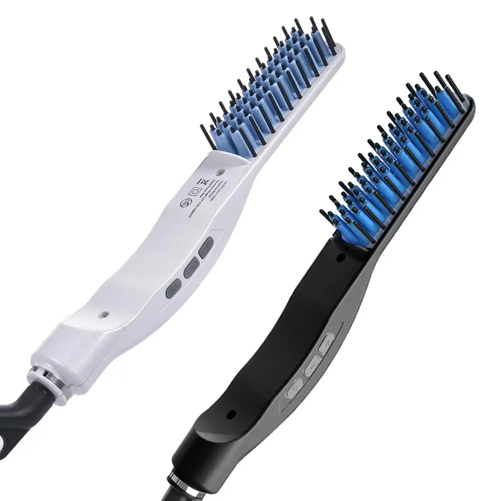 

LCD Multifunctional Men's Hair Straightening Shaping Comb Electric Beard Straightening Comb Auto Straight Hair Comb Brush 1PC