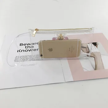 

2020 NEW High Quality Transparent PVC Portable Bag Transparent Travel Bag Female Waterproof Jelly Bag Bolso transparente