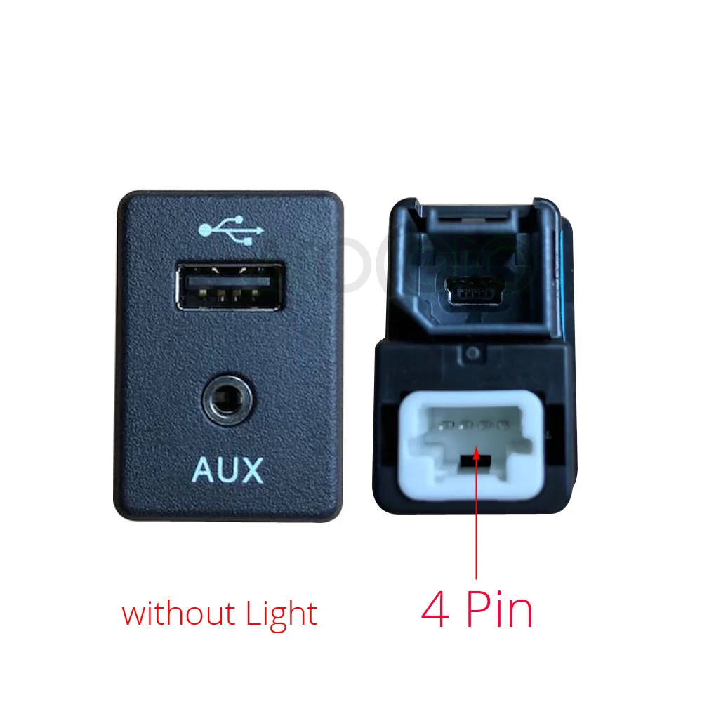 AtoCoto 4 контактный разъем AUX Mini USB для кабеля Nissan Teana X trail Rogue Qashqai Radio CD Navi DA