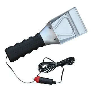 

Snow Shovel 12V Car Heatable Dual-use Ice Scraper Car Cigarette Lighter Snow Shovel Roadway Auto Windshield Cleaning Tools