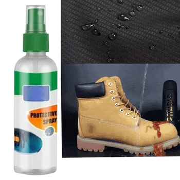 

100ml Shoes Handbags Restaurant Snow Boots Easy Use Dirt Free Mist Detergent Spray Stain Protectors Practical Business Clothes