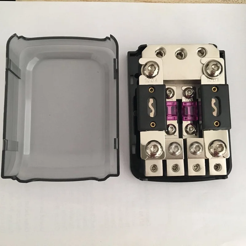 

Good Quality Nickel Plated Car Audio Amplifier ANL AFS Fuse Holder Block with Fuses
