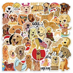 10/30/50pcs Animal Mignon Golden Retriever Chien Graffiti Autocollants Kawaii Dessin Animé Autocollants Téléphone Portable Journal Enfants Jouets Décor Autocollant 