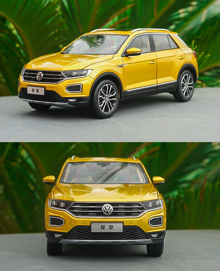 1:18 VW T-ROC внедорожник литая модель автомобиля игрушки Металлическая Модель автомобиля оригинальная коробка