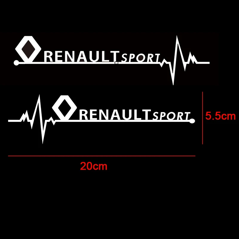 2 шт боковое окно автомобиля Спортивная эмблема наклейки для Renault Laguna 2 Captur Fluence Megane 2 Megane 3 Scenic авто аксессуары