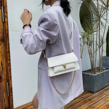 

Summer crocodile pattern bag female 2020 popular new trend Korean version of the wild one shoulder messenger ins small bag