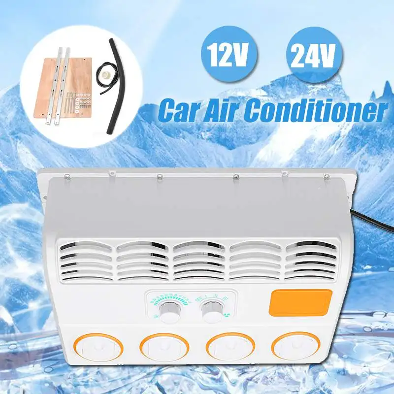 Best Price Efficient 200W 12V/24V DIY Car Air Conditioner Evaporator Wall-mounted Cooling Fan Cooler For Caravan Truck Easy Installation Best Price Efficient 200W 12V/24V DIY Car Air Conditioner Evaporator Wall-mounted Cooling Fan Cooler For Caravan Truck Easy Installation