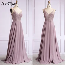 Это Yiiya вечернее платье элегантное вечернее платье с v-образным вырезом для женщин O004 без рукавов длинного размера плюс robe de soiree
