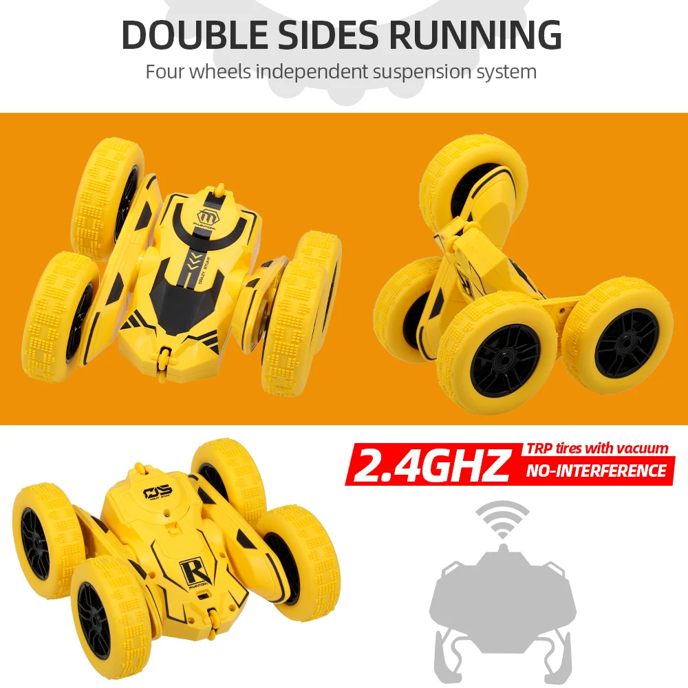 

RC Car 1/28 2.4GHz RC Stunt Car High Speed Crawler Vehicle 360 Degree Flips Double Sided Remote Control Toy Without battery