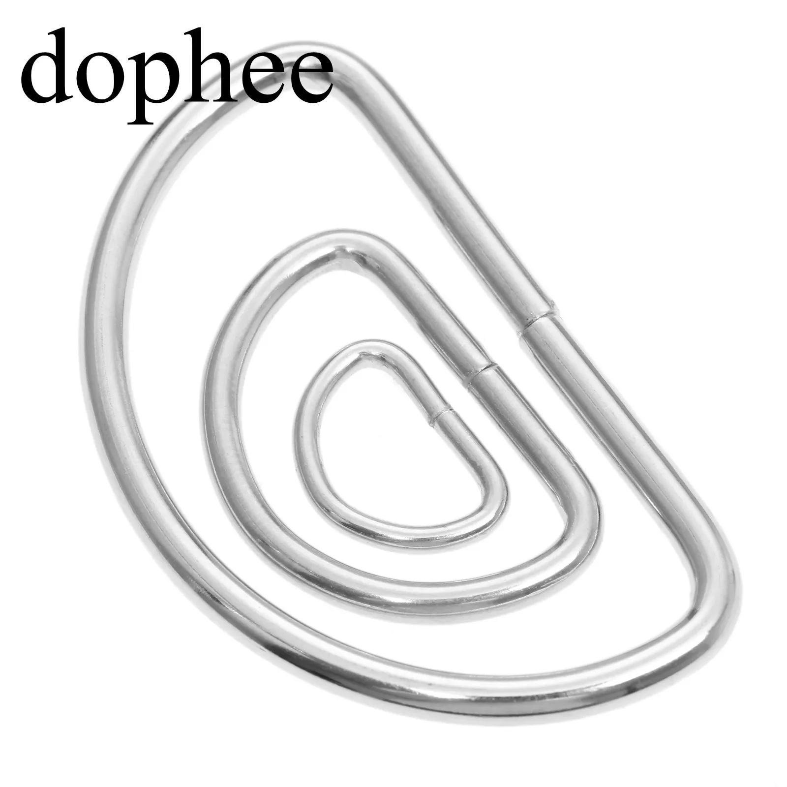 Dophee 20 шт. винтажные металлические D образные кольца пряжки для одежды рукоделия