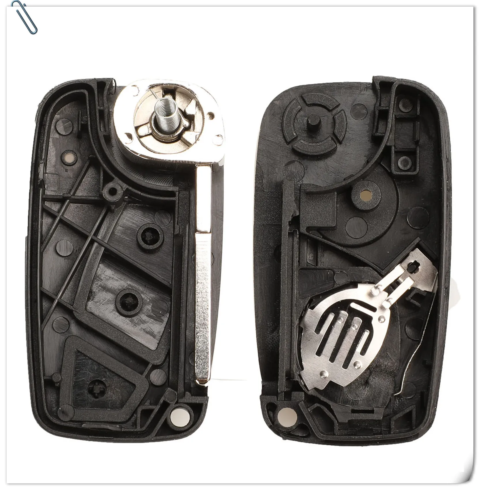 Jingyuqin Флип складной чехол для дистанционного ключа от машины оболочка Крышка Fob для FIAT Iveco Punto Ducato Stilo, Panda Idea Doblo Bravo 2/3 кнопки