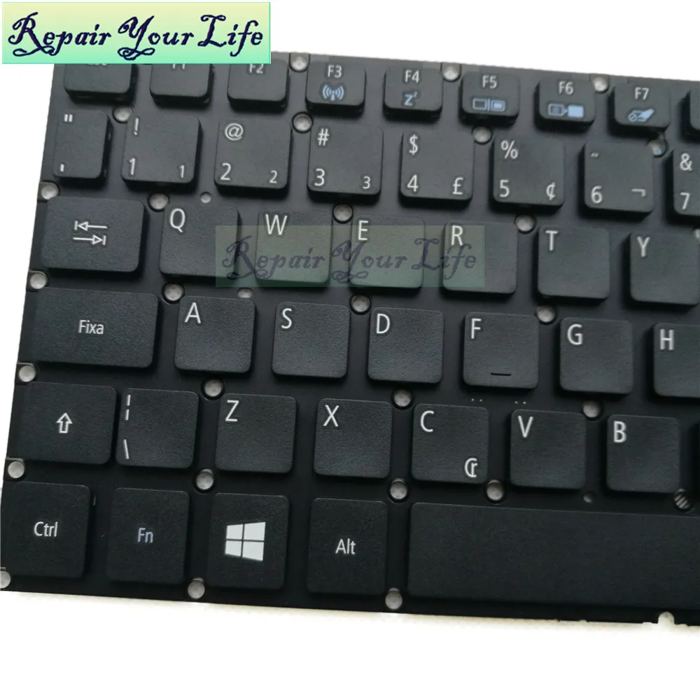 Клавиатура ноутбука BR Бразильский для ACER E5-573 E5-575 P257-M P258-M NKI14170ET NSK-RD1SC 1B Черный Модный