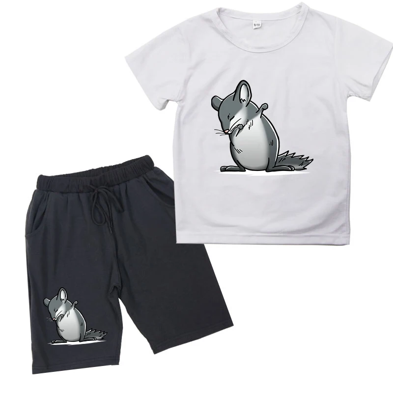 Брендовые Детские комплекты одежды для девочек с принтом животных летняя одежда для маленьких девочек футболка с короткими рукавами+ штаны, комплекты детской одежды из 2 предметов - Цвет: 15