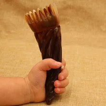 

yak horn combs Hairdressing Natural Anti Static Yak Horn Massage Comb Hair Care Brush Hairbrush Dredging The Vein Gift