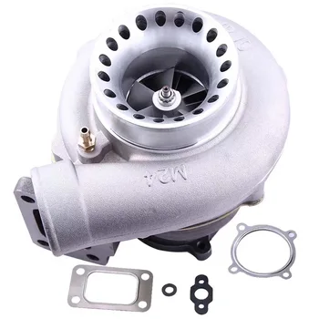

T3 flange GT35 GT3582 universal AR .70 Anti-surge turbo turbocharger Turbolader GT30 T3 T3T4 Turbo AR .70 .63 46 Cylinder