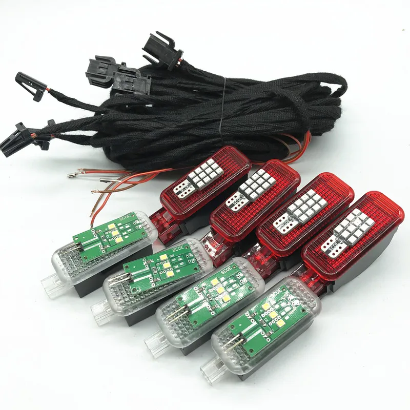 Luz De Advertencia De Puerta Para Mk5 Mk6 B6 B7 Touareg Supe | Cuotas