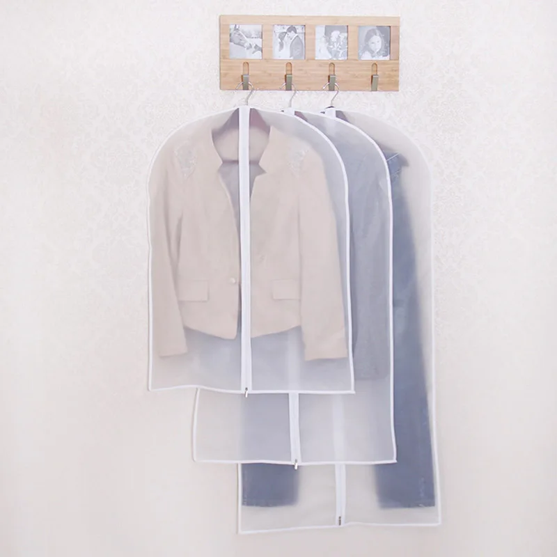 Чехол для одежды для защиты от пыли платье для одежды висячие защитные сумки с молнией шкаф пылезащитный моющийся органайзер для хранения пальто