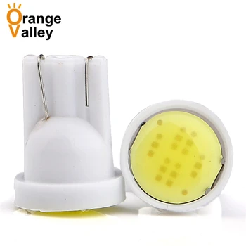 

500Pcs Auto T10 Led Cold White 194 W5W LED 168 COB 1SMD Car Super Bright Turn Side License Plate Light Lamp Bulb DC 12V