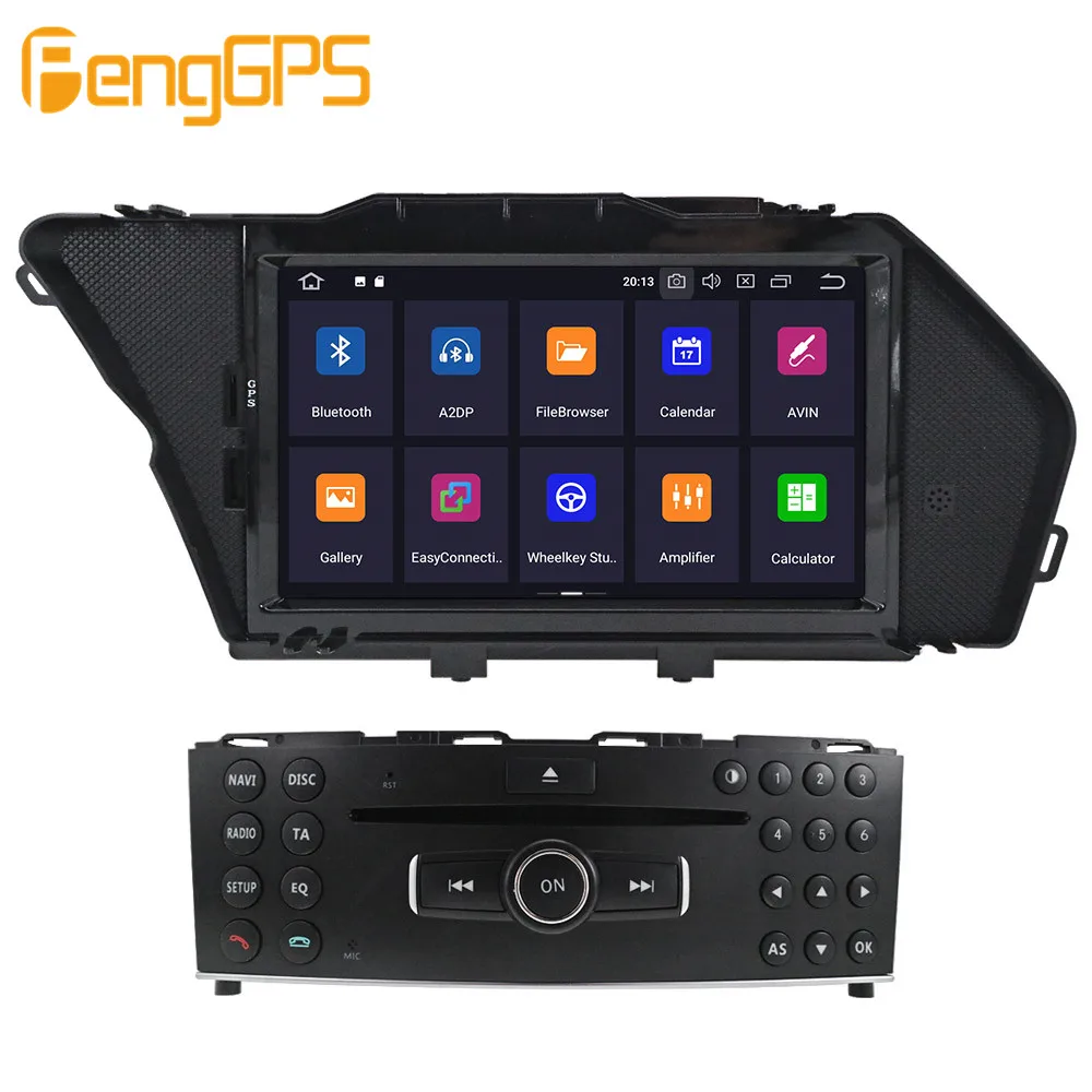 Android 9.0 4+64GB Built-in DSP Car multimedia DVD Player GPS Radio For Mercedes Benz GLK X204 GLK 300 GLK350 GPS Navigation
