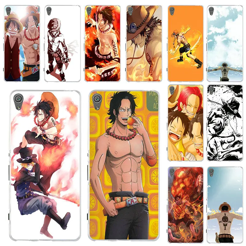 Мягкие чехлы для мобильных телефонов Portgas D Ace Monkey Luffy Sony Xperia Z Z1 Z2 Z3 Z4 Z5 Compact Premium M2 M4 M5