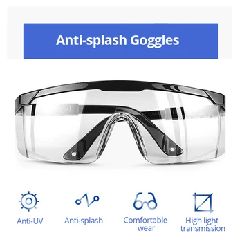 

Goggles Anti-fog Protective Glasses Safety Protection Anti-splash Protective Glasses Adjustable Anti-collision Goggles