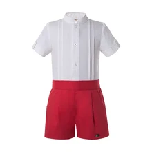 Pettigirl Baby Jungen Kleidung Shorts Outfit Zwei Stück Passenden T Shirt und Shorts Sets Neugeborenen Sommer Größe 6 9 12 18 24 monate