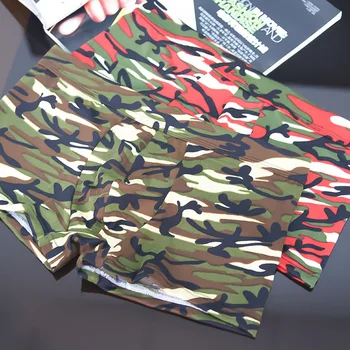 

Sexy Underwear Men Camouflage Boxers Men Cotton Boxers Panties Lingerie Men Underwear Shorts Boxershorts Gay Men Boxers Pants