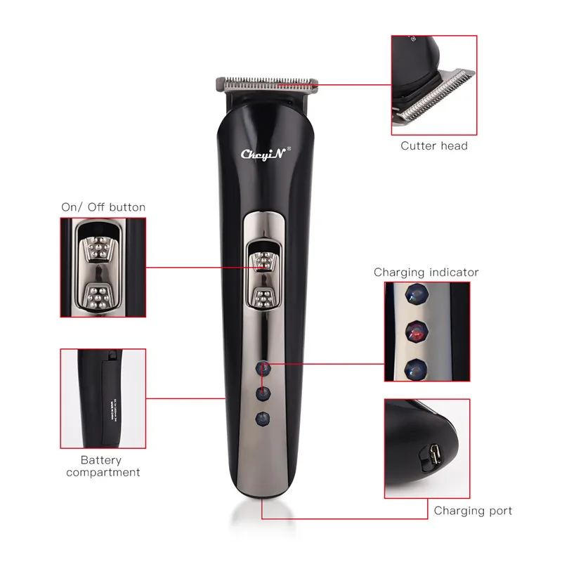 Billige 3 in 1 Elektrische Haar Trimmer Bart Haar Clipper Rasierer Nase Ohr Haar Trimer Gesicht Präzision Körper Groomer Nasen Reiniger für Männer