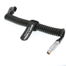 Алвин для кабеля 6 контактный разъем для Anton D-tap спиральный твист Мощность кабель для Red Epic алый Камера