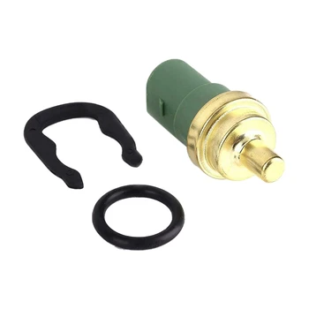 

2 PCS Water Temperature Gauge Sensor Metal & Plastic Green for A-u-d-i 059919501A