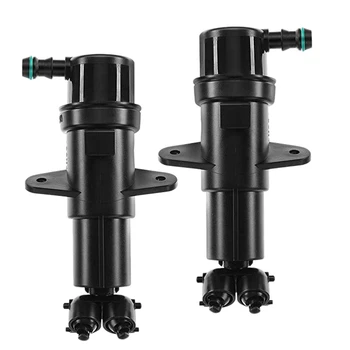 

2Pcs Car Left&Right Side Headlight head light lamp Washer Nozzle Pump Cylinder for BMW X3 E83 2006-2010 61673416467 6167341646