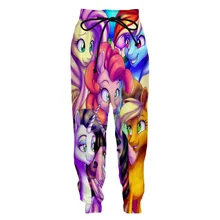 

Tessffel My Little Pony Cartoon Anime Cute Unicorn Funny 3DPrint Men/Women Harajuku Jogger Autumn Pants Sweatpants Trousers A2