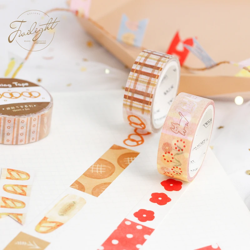 AngelHere Store 1 шт. Kawaii васи лента хлеб напиток маскирующая DIY Скрапбукинг планировщик