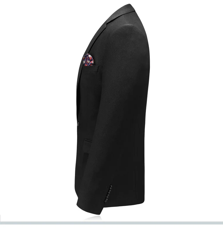 Модный деловой костюм для мужчин 4XL 5XL мужской черный костюм для свадьбы жених формальный мужской 3 шт. классические костюмы жилет брюки