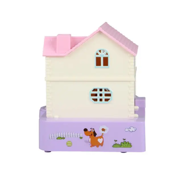 Cute House Dog Stealing Coin Money Saving Box Electric Piggy Bank Toy Kids Gift 5