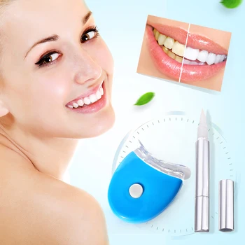 

Teeth Whitening Kits Bleaching System White Teeth Brigh Smile Gel Pen With LED Whitening Light Home Use Dental Tools Teeth Care