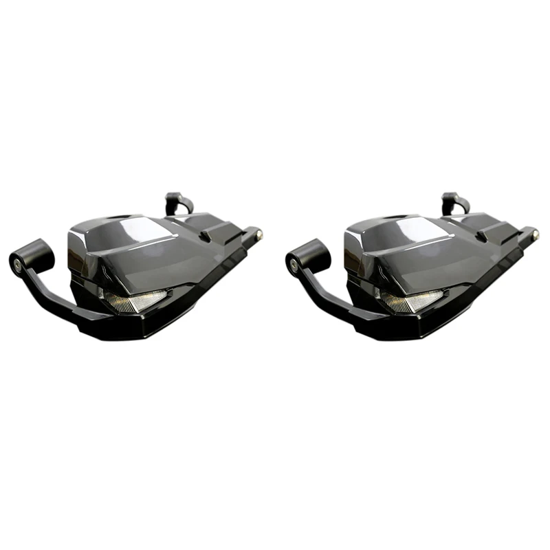 

Led Motorcycle Handle Wind Shield Handguards For Bmw F800Gs/R1200Gs Lc/Adv Include Signal Lights And Daytime Running Lamp(Black)