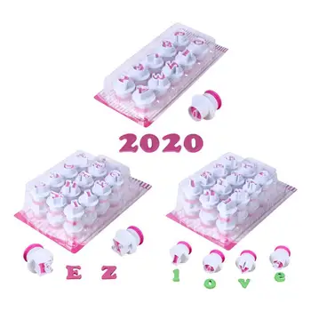 

10/26pcs Alphabet Spring Baking Cookie Mould Digital Cutting Die Decoration Tool Embossing Accessories Kitchen Cake Fondant H2C6