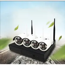 Wifi Ip камера безопасности Полный комплект 1080P сетевой видеорегистратор, Hd видео Hd Сеть беспроводной контроль люкс(4 канала 2 миллиона пикселей) ЕС