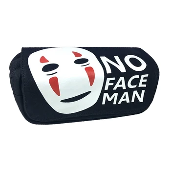 

Anime Cartoon Large Capacity Pen Bag Pencil Cases Canvas Double Zipper Purse Women Handbags Cosmetic Bags