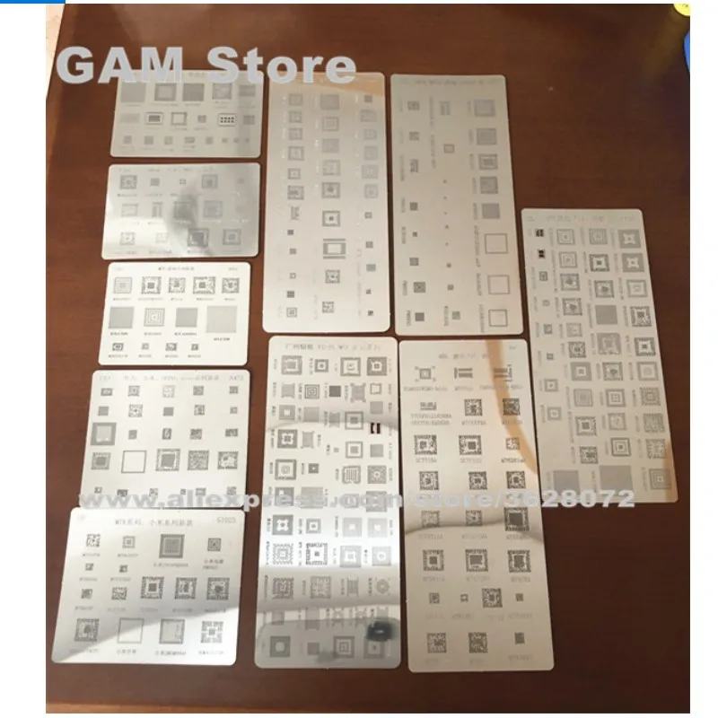 Универсальный трафарет BGA для MTK Samsung Huawei Xiaomi iPad CPU RAM PM Power IC припой Reball Pin жестяной