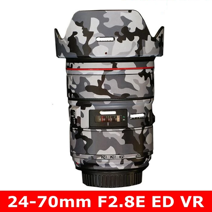 Для NIKKOR AF-S 24-70 2.8E ED VR наклейка на рассеиватель Защитная пленка для кожи аксессуары